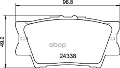 ������� ��������� ������ Lexus ES 12-18 / Toyota Camry 06-17, RAV 4 III 05-13, RAV 4 IV 12-18 Scania, �Volvo, �MAN, �Mercedes, �Iveco, �DAF Nisshinbo...