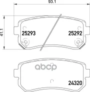 ������� ��������� �������� ����.i30 (FD) i30 Estate (FD) ix35 (LM EL ELH) Tucson (JM) CEED Ha Nisshinbo ���. np6069 NP6069 ����