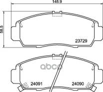 ������� ��������� �������� ����� Honda Jazz 1.2i/1.4/Stream 1.7i/2.0i 01 Nisshinbo ���. NP8010 NP8010 ����