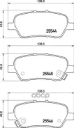 ������� ��������� ��� Honda Civic Fbfnfk 12-Odyssey RB 03-08Stepwagon RG 05-09 Nisshinbo NP8032 NP8032 ����