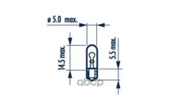 ����� 12V W1,2W T5 W2x4,6d Narva 17037 Narva ���. 17037 17037 ����