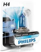 ����� ����������� ��������� ����� H4 P43t 5000K Diamond Vision 12V 60/55W ������� 1 �� Philips ���. 12342DVB1 12342DVB1 ����