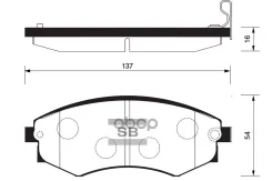 ������� ����. �������� Hi-Q Ssangyong Rexton Sangsin brake ���. sp1144 SP1144 ����