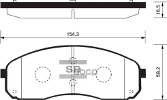 ������� �������� � Kia Carnival 2.5i V6/2.9CRDi/3.5i 03-06 Sangsin brake ���. SP1177 SP1177SNS 1244 02 ! SP1177 ����