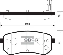 ������� ��������� Sangsin Brake /5830207A00/ KIA (Picanto) ���. Sangsin brake ���. SP1189 SP1189 ����