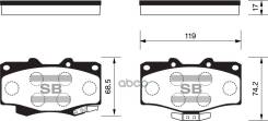 ������� ��������� �������� Toyota Land Cruiser 4.0-4.2TD 90/4Runner 2.4-3.0TD 87-96 SP1222 Sangsin brake ���. SP1222 SP1222 ����