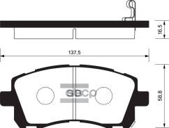   ,  Sangsin brake . SP1225 SP1225 
