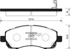 ������� �������� Subaru Legasy II-III 94-03 SP1228 Sangsin brake ���. SP1228 SP1228 ����