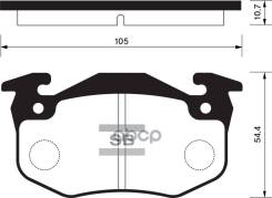    Peugeot 306 1.8i-2.0i/2.0HDi 93-00 SP1242 Sangsin brake . SP1242 SP1242 