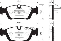 ������� ��������� (�������) BMW 3-Series 90-06 Sangsin brake ���. SP1388, �������� SP1388 ����