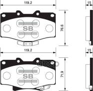 ������� ��������� �������� Toyota Land Cruiser 4.0-4.2TD 90/4Runner 2.4-3.0TD 87-96 SP1420 Sangsin brake ���. SP1420 SP1420 ����