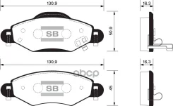 ������� ��������� Toyota Yaris 1.0-1.4 99- Sangsin Brake Sangsin brake ���. SP1419 SP1419 ����