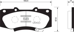 ������� ��������� (�������) Toyota Hilux Pick Up 04- / Fortuner 04-20 Sangsin brake ���. SP1484, �������� SP1484 ����