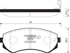 ������� �������� � Nissan Almera 1.4i-2.0D 96 Sangsin brake ���. SP1492 SP1492SNS GDB3208=FDB1166=317 12=222253 ! SP1492 ����