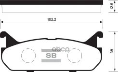 ������� ��������� Mazda 323 1.8 89-94/Suzuki Baleno 1.3-1.9 95-02 ������ Sangsin brake ���. SP1526 SP1526 ����