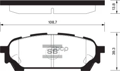 ������� ��������� �������� Subaru Impreza 2.0i WRX Turbo 02 SP1532 Sangsin brake ���. SP1532 SP1532 ����