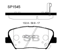 ������� ��������� Sangsin Brake Kia Quoris 3.8 12- Sangsin brake ���. SP1545 SP1545 ����