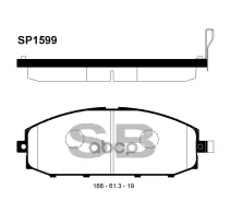 ������� ��������� (�������) Nissan Patrol 97-10 / Safari 97-07 Sangsin brake ���. SP1599, �������� SP1599 ����
