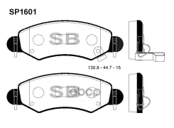 ������� �������� �����.! Suzuki Wagon/Ignis II R+ 1.3i/1.5i/1.3DDiS, Subaru Justy 1.3/1.5 03 Sangsin brake ���. SP1601 SP1601 SP1601 ����