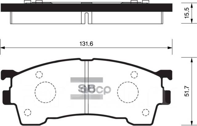    Mazda 626 1.8-2.5/2.0D/Xedos6 1.6 16V/2.0 92 Sp2018 Sangsin brake . SP2018 SP2018 