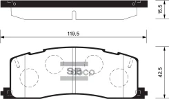 ������� �������� ������! Toyota Previa 2.4i 4WD 90-00 SP2036_HIQ Sangsin brake ���. SP2036 SP2036 SP2036 ����