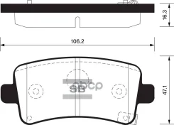 ������� ��������� OPEL Insignia 08-/SAAB 9-5 10- ������ SP2135 Sangsin brake ���. SP2135 SP2135 ����