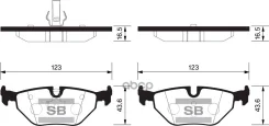 ������� ��������� (�����) BMW 3-Series 90-06 / Z4 02-08 Sangsin brake ���. SP2162, ������ SP2162 ����