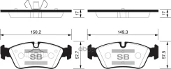 ������� �������� �.! BMW E87/E90/E91 SP2160 Sangsin brake SP2160 SP2160 ����