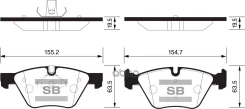 ������� ��������� �������� BMW E60/E61 2.0i/2.3/2.5 03 SP2159 Sangsin brake ���. SP2159 SP2159 ����