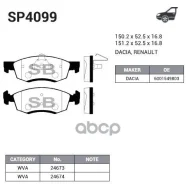 ������� ��������� �������� Sangsin brake ���. SP4099 SP4099 ����