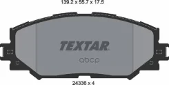 ������� ��������� �������� Toyota: Auris/RAV 4 III, 1.4/1.6/2.0/2.0 4WD/2.2 D/2.2 D 4WD, 06-20 35048 ���� KG417/026. CN.02.15701 Textar ���. 2433601 2...