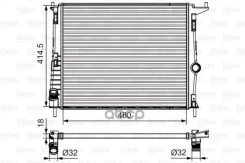 ��������, ���������� ��������� (18�480�414,5��) Valeo ���. 700802 700802 ����
