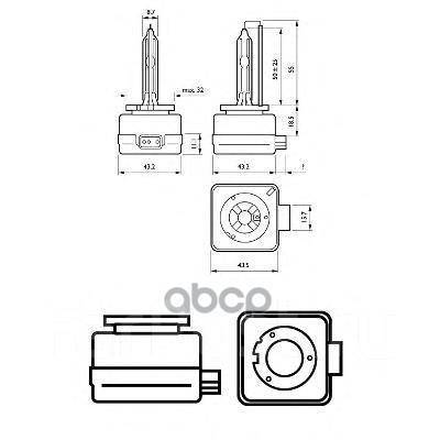  D3s 42V 35W 4300 Pk32d-5 Vision () Philips . 42403VIC1 42403VIC1 