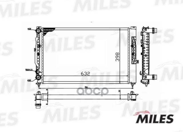  ( ) Audi A4/A6 1.6/1.8T 95-07) (Nissens 60299) Acrm056 Miles . ACRM056 ACRM056 