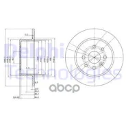 ���� ��������� Delphi BG3141 0569117 ���� ��������� ������ (270*70*57*10 ) OPEL Vectra B 95 Delphi ���. BG3141 BG3141 ����