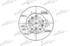 ���� ��������� ������ FORD USA: Probe I 88-93, Mazda: 626 II 83-87, III 87-92, Chery Tiggo. Patron ���. PBD2571 PBD2571 ����