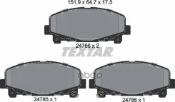 ������� ��������� �������� ������ Honda: Accord IX 2.0/2.4 08-, Accord IX ��������� 2.0/2.4 08- � ������������� ��������� Q+ Textar ���. 2476601 24766...