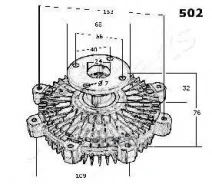 ����� �������������� Japanparts ���. VC-502 VC502 ����