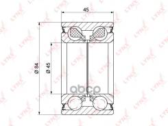     |  | Toyota Camry (_V3_, _V4_, _V5_) / Harrier (_U3_) 03- / Lexus Rx (_U3_) 03- LYNXauto . WB1257 WB1257 ...