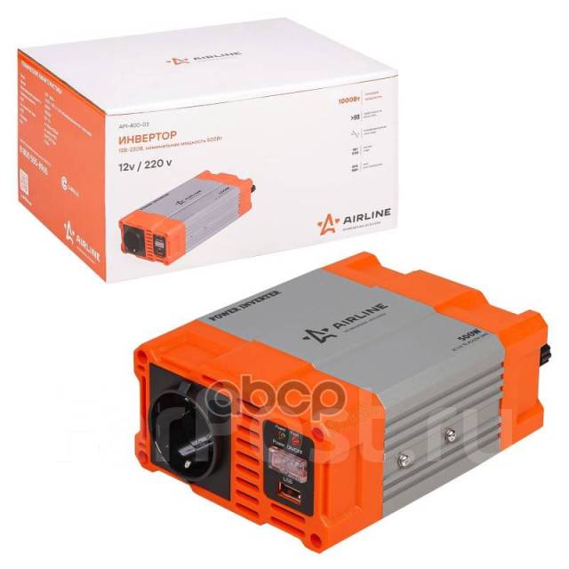 Преобразователь Напряжения (Инвертор) 12V/220V (500W) Airline ...