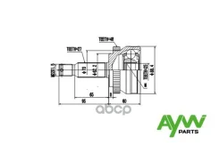 ���� ������� Hyundai Tucson 2.0 04 AYWIparts ���. AW1510168A AW1510168A ����