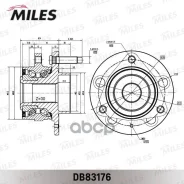 ������� ������ �������� � ����������� OPEL Astra J/Chevrolet Cruze R16 d115x 09- (SKF VKBA6715) DB83176 Miles ���. DB83176 DB83176 ����
