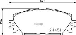 ������� ��������� Toyota Prius 1.8 09-/Lexus CT 1.8 11- �������� Nisshinbo ���. NP1053 NP1053 ����