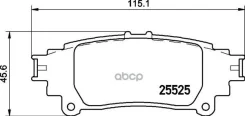������� �������� ������! Lexus RX 350 09 NP1105_NHB Nisshinbo ���. NP1105 NP1105 ����