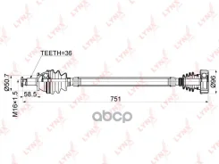 ������ � ����� R (Z 36) LYNXauto ���. CD-1129 CD1129 ����