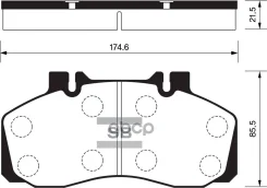 ������� ��������� ��������, �������� Sangsin brake ���. SP1207 SP1207 ����