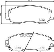    |  | (Pf-8622) Honda Cr-V Iv (Rm_) 2.4 Awd 01.2012 - Honda Cr-V V (Rw_) 2.4 Awd 12.2016 - Nisshinbo . NP8011 Nisshi...