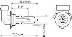 ����� HB3 12V 60W p20d Blue Effect Valeo ���. 032527 032527 ����