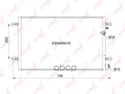 �������� ������������ AUDI A6 2.0-4.2 04-11 LYNXauto ���. rc-0132 RC0132 ����