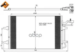 �������� ������������ Volvo C30 06- Easy Fit NRF ���. 35842 35842 ����